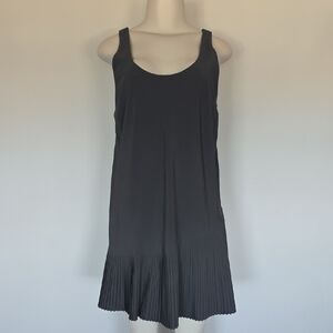 Spanx Yes Pleats! Pine Stone Get Active Dress with bodysuit-XL